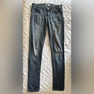 PAIGE Women's Gray Skinny Jeans